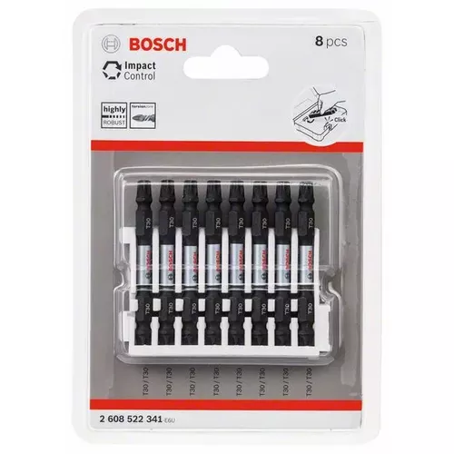 Sada šroubovacích bitů Impact Control, 8 ks BOSCH 2608522341