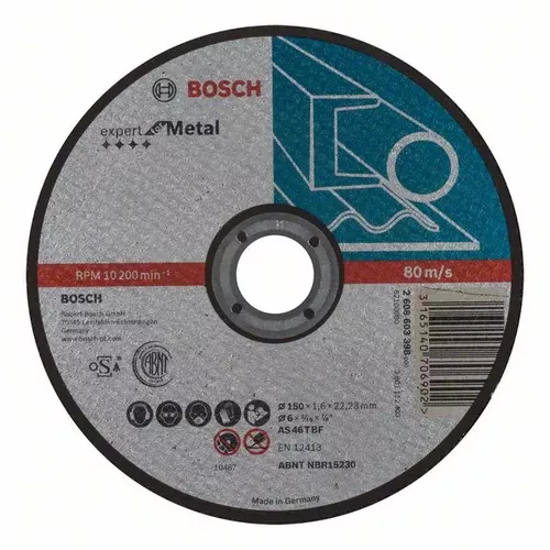 Dělicí kotouč rovný Expert for Metal BOSCH 2608603398