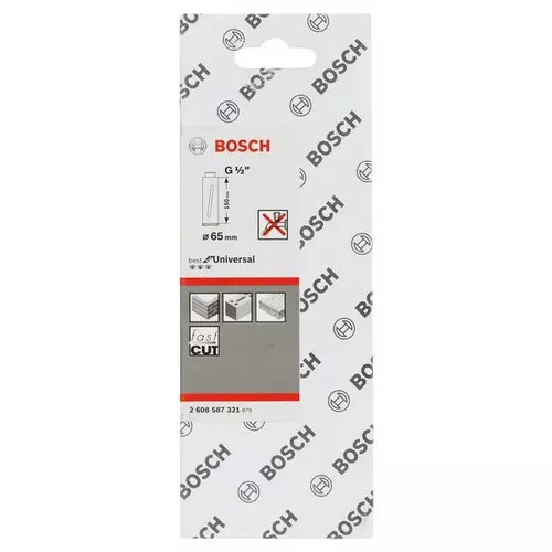 Diamantová vrtací korunka pro vrtání za sucha G 1/2" BOSCH 2608587321