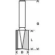 Drážkovací fréza, 6 mm, D1 6 mm, L 15,6 mm, G 48 mm BOSCH 2608628440