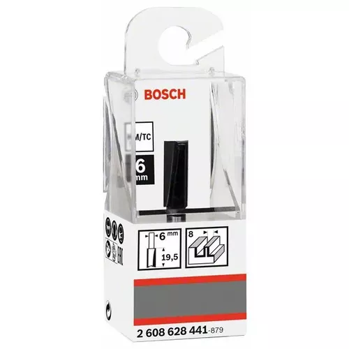 Drážkovací fréza, 6 mm, D1 8 mm, L 19,6 mm, G 51 mm BOSCH 2608628441