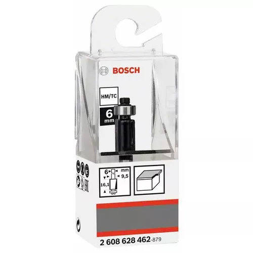 Zarovnávací fréza, 6 mm, D1 9,5 mm, L 13,7 mm, G 56 mm  BOSCH 2608628462