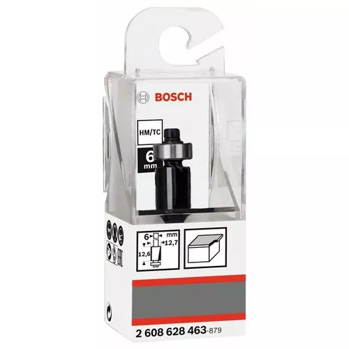 Zarovnávací fréza, 6 mm, D1 12,7 mm, L 12,7 mm, G 56 mm  BOSCH 2608628463