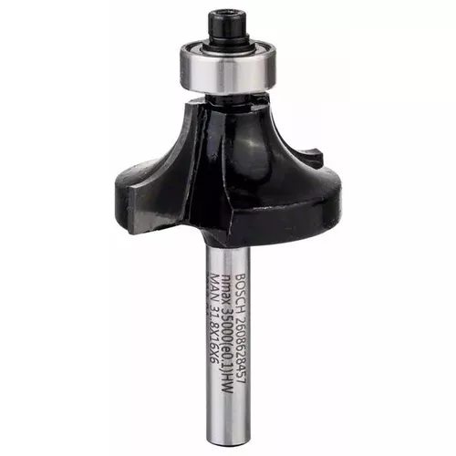 Zaoblovací fréza, 6 mm, R1 9,5 mm, D 31,8 mm, L 16,2 mm, G 57 mm BOSCH 2608628457