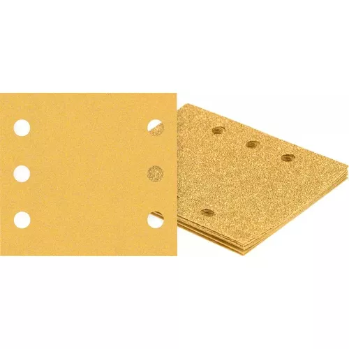Brusný papír EXPERT C470 se 6 otvory pro vibrační brusky 115 × 107 mm, G 240, 10 ks BOSCH 2608900895