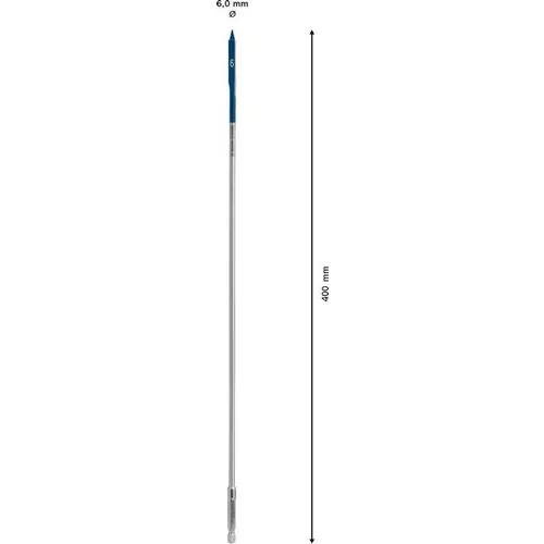 Plochý frézovací vrták do dřeva EXPERT Self Cut Speed 6×400 mm BOSCH 2608900337