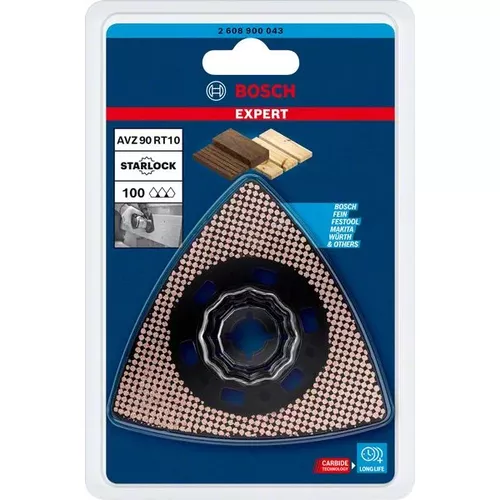 Brusná karbidová deska EXPERT AVZ 90 RT10, 90 mm BOSCH 2608900043