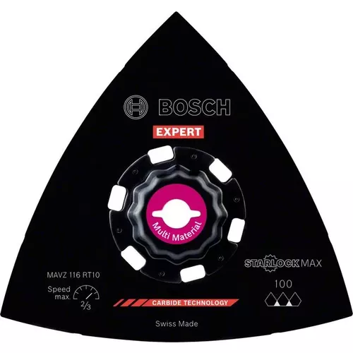 Brusná deska karbidová EXPERT MAVZ 116 RT10, 116 mm BOSCH 2608900051