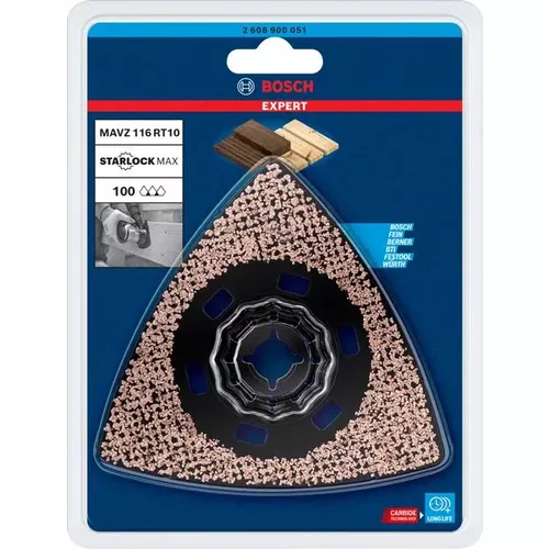Brusná deska karbidová EXPERT MAVZ 116 RT10, 116 mm BOSCH 2608900051