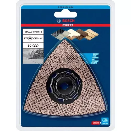 Brusný talíř pro víceúčelové nástroje EXPERT Sanding Plate MAVZ 116 RT6, 116 mm BOSCH 2608900054