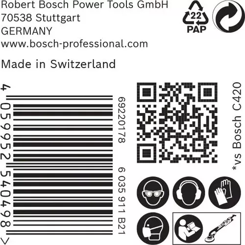 Brusná mřížka EXPERT M480 pro brusky na sádrokarton 225 mm, G 180, 25 kusů BOSCH 2608900711