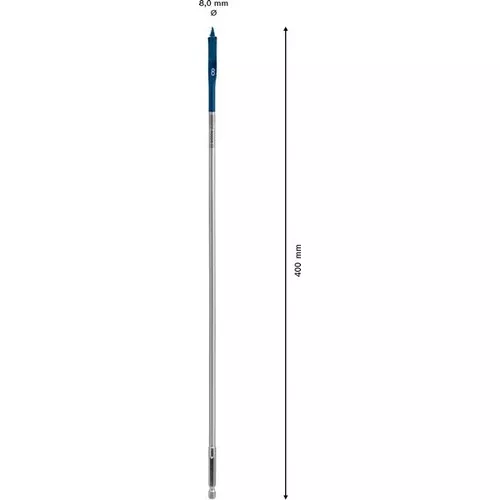 Plochý frézovací vrták do dřeva EXPERT Self Cut Speed 8×400 mm BOSCH 2608900338