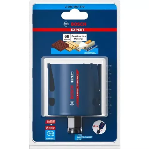 Děrovka EXPERT Construction Material 68 × 60 mm BOSCH 2608900470