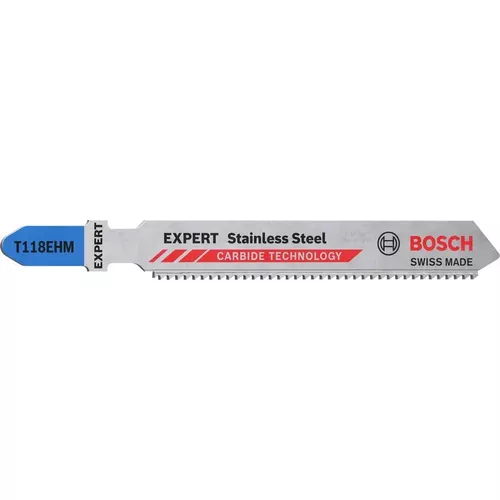 3dílná sada pilových plátků T 118 EHM EXPERT Stainless Steel BOSCH 2608900562