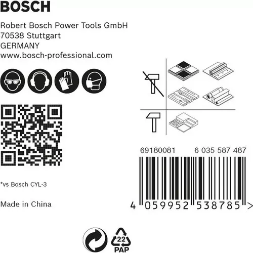 5dílná sada vrtáků EXPERT HEX-9 MultiConstruction 4/5/6/6/8 mm BOSCH 2608900585