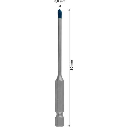 Vrták do dlažby EXPERT HEX-9 HardCeramic 3 × 90 mm BOSCH 2608900587