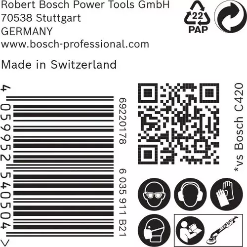 Brusná mřížka EXPERT M480 pro brusky na sádrokarton 225 mm, G 220, 25 kusů BOSCH 2608900712