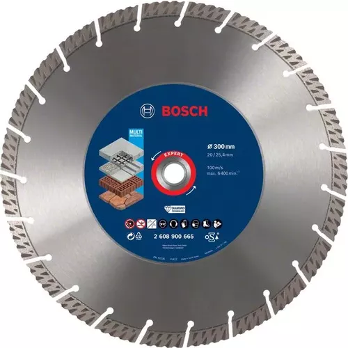 Diamantový dělicí kotouč EXPERT MultiMaterial 300 × 20/25,40 × 3 × 15 mm BOSCH 2608900665