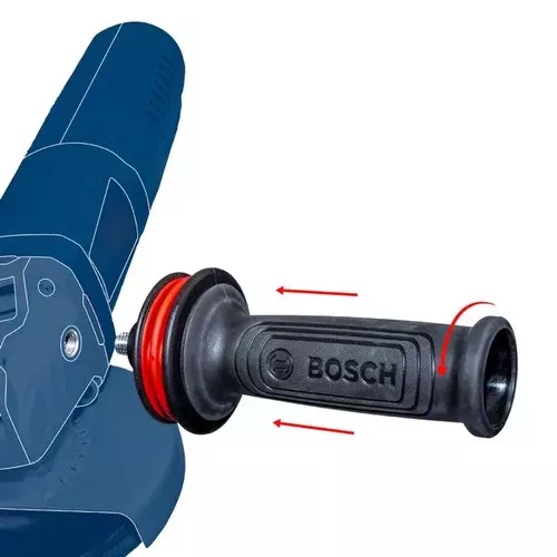 Antivibrační rukojeť EXPERT Vibration Control pro úhlové brusky s M10, 169 × 69 mm BOSCH 2608900000