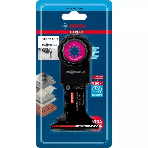 Ponorný pilový list pro oscilační nářadí EXPERT MultiMax PAII 52 APIT, 52 mm BOSCH 2608900030