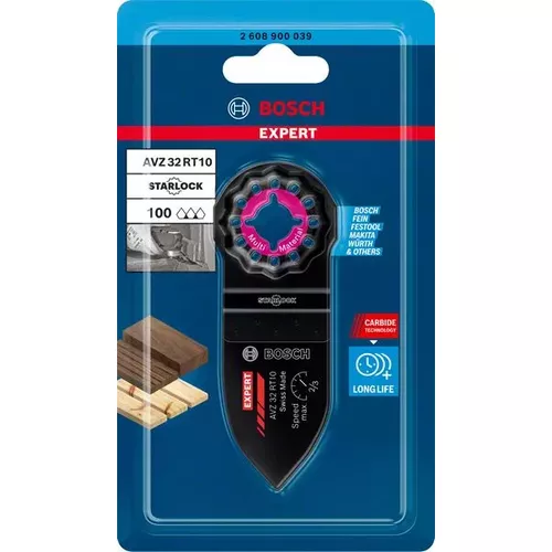 Brusný talíř pro víceúčelové nástroje EXPERT Sanding Finger Fine AVZ 32 RT10, 32 × 50 mm BOSCH 2608900039