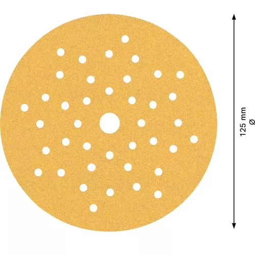 Brusné papíry EXPERT C470 s multiděrováním pro excentrické brusky 125 mm, P100, 5 ks BOSCH 2608901095