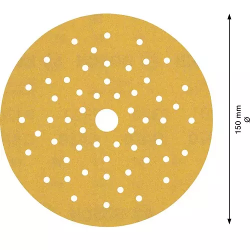 Brusný papír EXPERT C470 s více otvory pro vibrační brusky 150 mm, G 320 5 ks BOSCH 2608901109