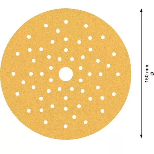 Brusný papír EXPERT C470 s více otvory pro vibrační brusky 150 mm, G 100 50 ks BOSCH 2608901138