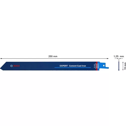 List do pily ocasky S 1750 RD EXPERT Cement Cast Iron, 1 ks BOSCH 2608900383