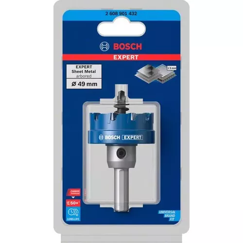 Děrovka EXPERT Sheet Metal 49 mm BOSCH 2608901432