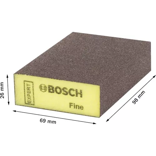 Brusné houby EXPERT S471 Standard 97 × 69 × 26 mm, Fine, BOSCH 2608901178