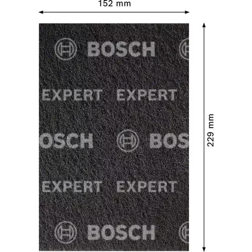 Arch brusného rouna EXPERT N880 pro ruční broušení 152 × 229 mm, Extra Cut S BOSCH 2608901210