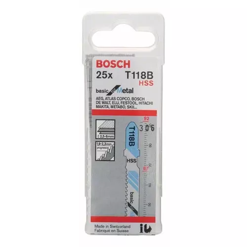 Pilový plátek do kmitací pily T 118 B  BOSCH 2608638471