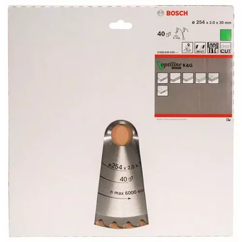 Pilový kotouč Optiline Wood  BOSCH 2608640435
