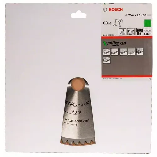 Pilový kotouč Optiline Wood  BOSCH 2608640436