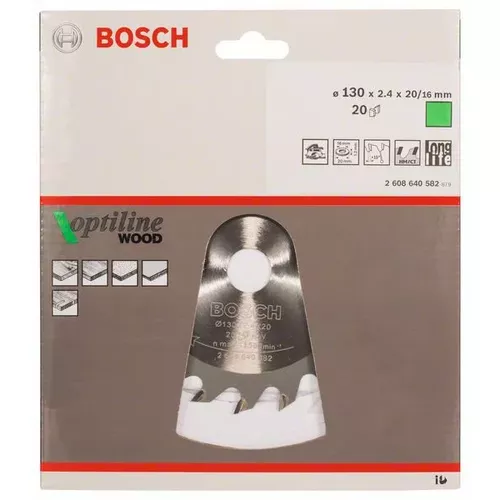 Pilový kotouč Optiline Wood BOSCH 2608640582