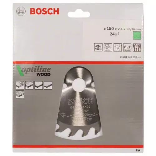 Pilový kotouč Optiline Wood BOSCH 2608640592