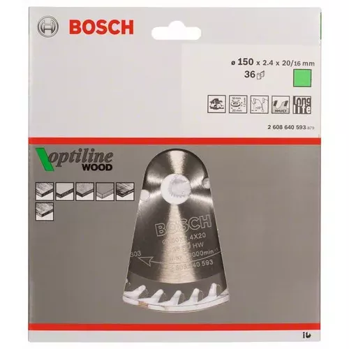 Pilový kotouč Optiline Wood BOSCH 2608640593