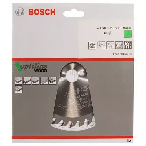 Pilový kotouč Optiline Wood BOSCH 2608640597