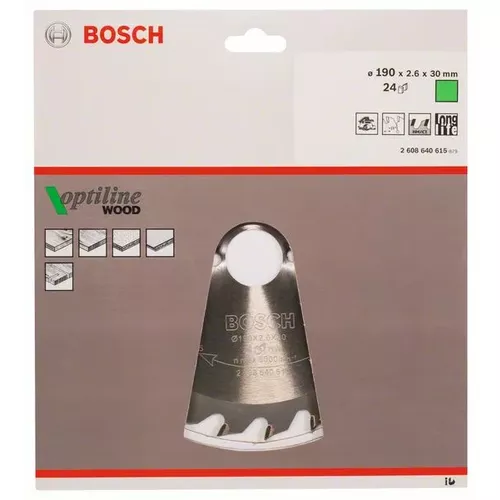 Pilový kotouč Optiline Wood  BOSCH 2608640615