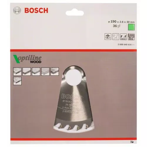 Pilový kotouč Optiline Wood  BOSCH 2608640616