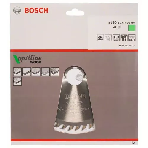 Pilový kotouč Optiline Wood BOSCH 2608640617