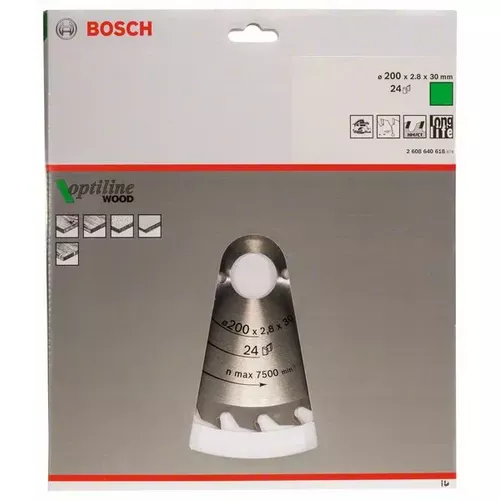 Pilový kotouč Optiline Wood BOSCH 2608640618