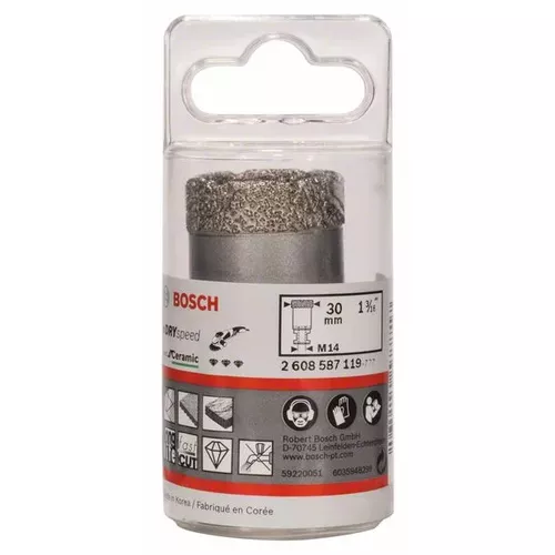 Diamantové vrtáky pro vrtání za sucha Dry Speed Best for Ceramic BOSCH 2608587119