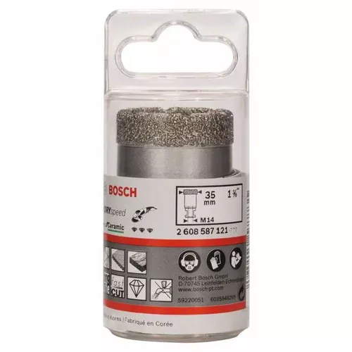 Diamantové vrtáky pro vrtání za sucha Dry Speed Best for Ceramic BOSCH 2608587121