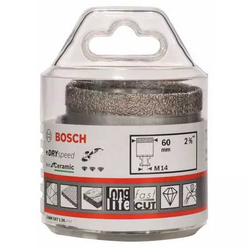 Diamantové vrtáky pro vrtání za sucha Dry Speed Best for Ceramic  BOSCH 2608587128