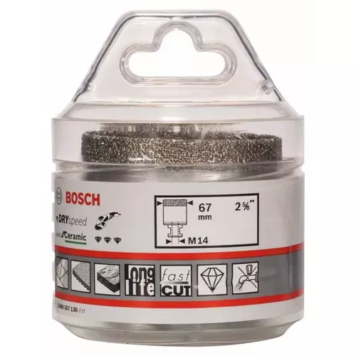 Diamantové vrtáky pro vrtání za sucha Dry Speed Best for Ceramic BOSCH 2608587130