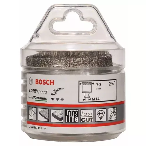 Diamantové vrtáky pro vrtání za sucha Dry Speed Best for Ceramic BOSCH 2608587132