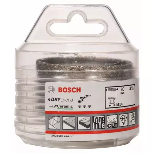 Diamantové vrtáky pro vrtání za sucha Dry Speed Best for Ceramic BOSCH 2608587134