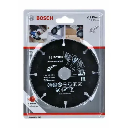 Řezný kotouč Carbide Multi Wheel, 125 mm  BOSCH 2608623013